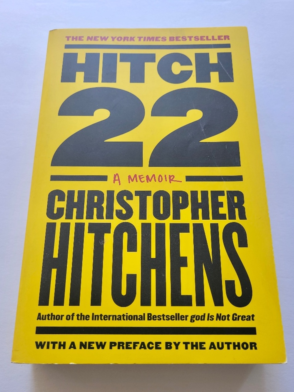 Hitch-22: A Memoir by Hitchens, Christopher Softcover Book